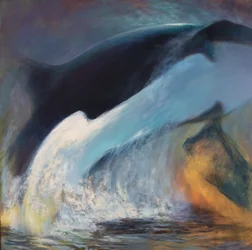 Deep Waters, 2024 (olieverf op doek)