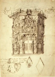 Het Masker van Koninginnen, scène 2: het Huis van Roem, c.1609
