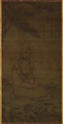 Bodhidarma onder dennenboom