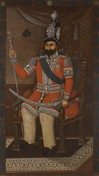 Portret van Mohammad Shah Qajar 1810-1848
