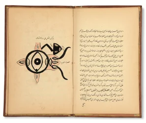 Hunayn Bin Ishaq (geb. 873 n.Chr.): Drie verhandelingen (Maqalat) over oogheelkunde, Qajar, Iran, eerste helft 19e eeuw (inkt op papier)