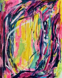 Levendige abstracte expressie