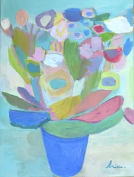 Levendig abstract boeket