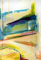 Levendig abstract pad