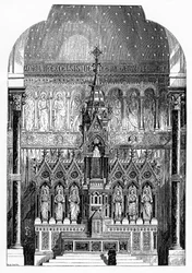 Hoogaltaar van St. Alphonsus Liguori, Limerick, Ierland, illustratie uit 