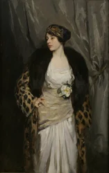 Gladys Wiles in een luipaardjas (De Luipaardjas)