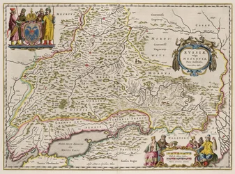 Zuid-Rusland Kaart Uit: Partes Septentrionalis et Orientalis, 1664