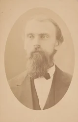 Portret van Gustavus Detlef Hinrichs 1836-1923, 1872