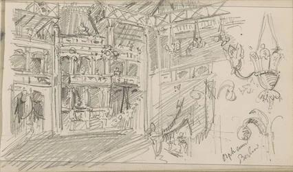 Interieur van het Orpheum theater te Berlijn
