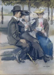 In het Bois de Boulogne bij Parijs