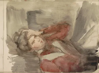 Portret van een onbekende jonge vrouw