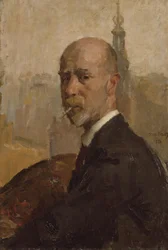 Zelfportret met Munttoren