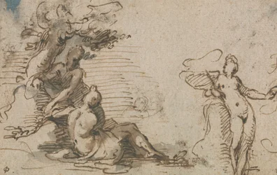 Klassieke studie van drie figuren