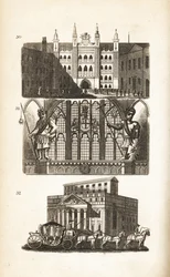 London Guildhall, Gog en Magog en het Mansion House