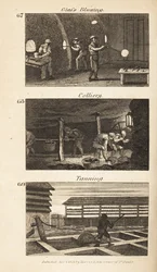 Ambachten in Regency Engeland: glasblazen, kolenmijn en leerlooien
