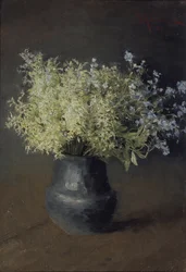Wilde viooltjes en vergeet-mij-nietjes, 1889