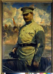 Portret van de bolsjewistische leider Michail Vasiljevitsj Froenze (1885-1925)