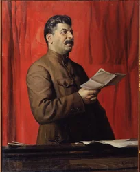 Portret van Stalin