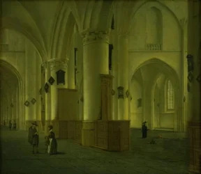 Zijbeuk in de Sint-Bavokerk in Haarlem