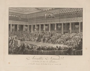 De Nacht van 4 augustus 1789 in de Nationale Vergadering, 1790