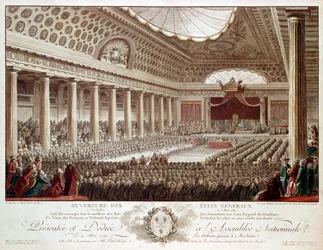 De opening van de Estates General in Versailles ...