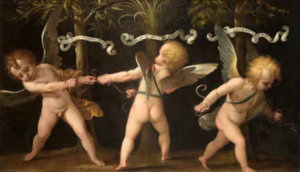 Allegorie met gevleugelde cherubs, c. 1635