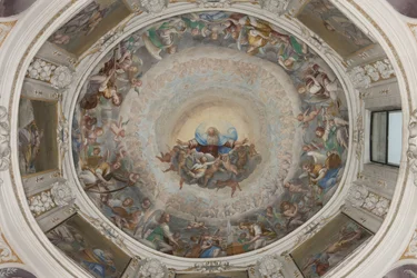 Paradijs met eeuwige Vader, c.1623-34 (fresco) (detail)