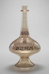 Fles, in opdracht van Dawud, Rasulid Sultan van Jemen, Mamluk Dynastie, 12961321