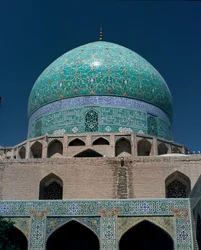 Uitzicht op de Shah-moskee