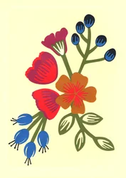 Flora, 2015 (gesneden papier)