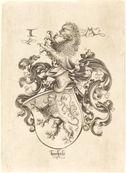 Wapenschild met leeuw
