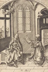 Sint Lucas Tekent een Portret van de Maagd