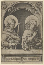 St. Jacobus de Meerdere en St. Johannes, uit De Apostelen