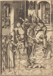 De doornenkroning, circa 1480.