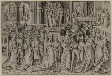 De dans aan het hof van Herodes, ca. 1500