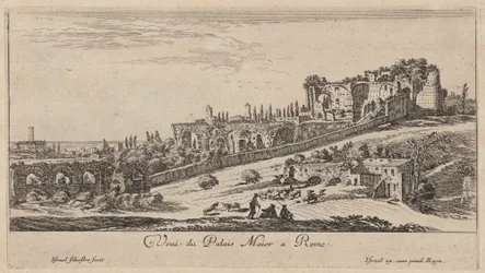 Uitzicht op het Maior Paleis in Rome