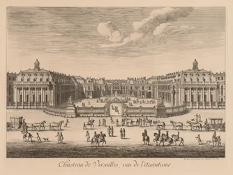 Vue du Château de Versailles, vu de l