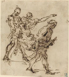 Figuren die een lichaam dragen