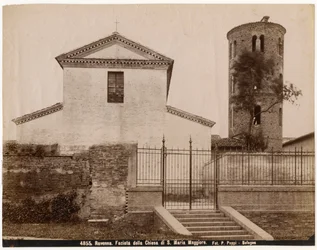 Kerk van St. Maria Maggiore, Ravenna, Emilia-Romagna, Italië, foto door Pietro Poppi, ca 1900