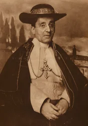 Paus Benedictus XV (z/w foto)