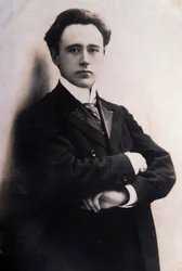 Portret van Felix von Weingartner (1863-1942) Oostenrijkse componist en dirigent