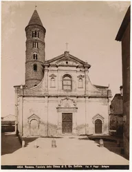St. Johannes de Doper kerk, Ravenna, Emilia-Romagna, Italië, foto door Pietro Poppi, Bologna, ca. 1900