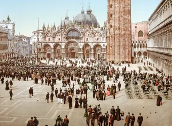 San Marcoplein, Venetië, 1890-1900