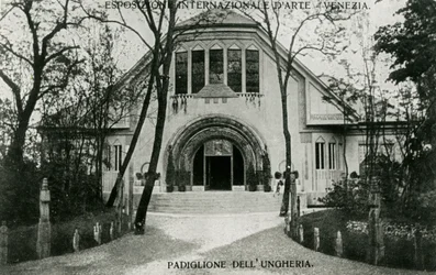 Het Hongaarse paviljoen op de Internationale Kunsttentoonstelling in Venetië