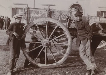 Typische Siciliaanse kar, 1920