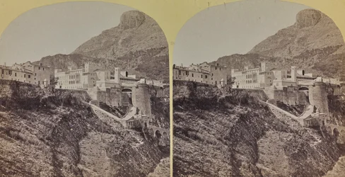 Uitzicht op het Paleis van de Prinsen in het Vorstendom Monaco