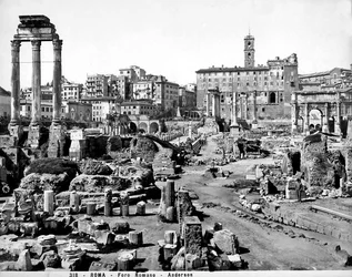 Uitzicht op het Romeinse Forum, c.1890