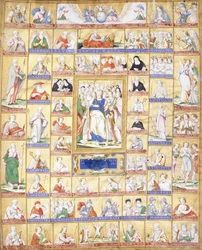 Alle heiligen met Sint Petrus in het midden, ca. 1560