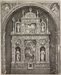 Altaar in de kerk van St Cita, door Antonello Gagini, Palermo