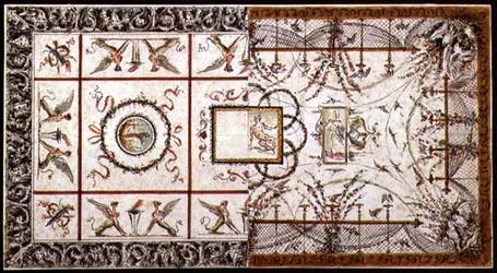 Alternatieve ontwerpen voor een neoklassiek plafond, c.1800